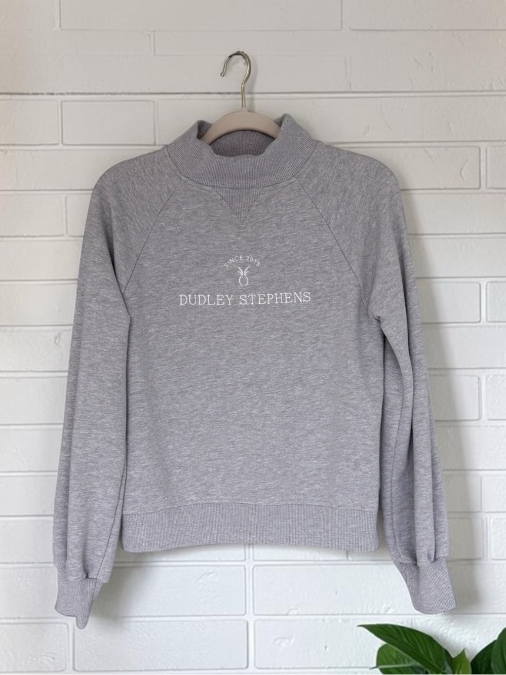 810 Dudley Stephens Heritage Sweatshirt Heather Grey French Terry XS